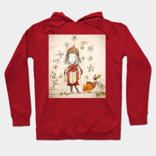 The Little Acorn Girl Christmas Hoodie